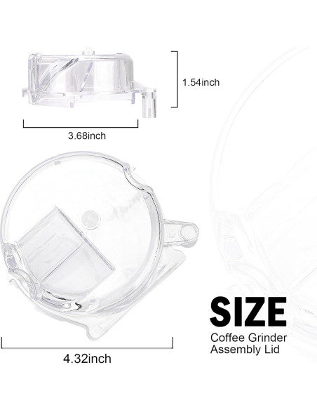 Tapa de Reemplazo DGB-500GLID para Molinillo Cuisinart Tapa de Reemplazo DGB-500GLID para Molinillo Cuisinart