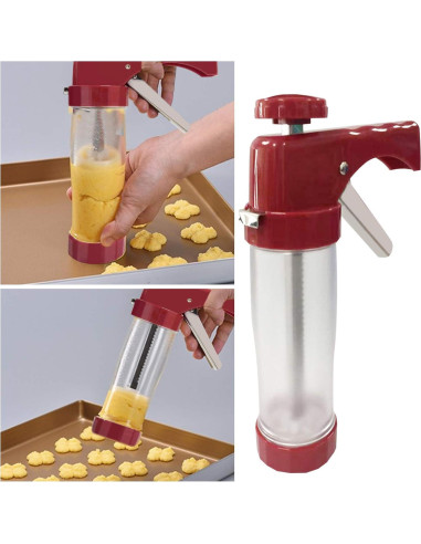 Kit de Prensa de Galletas 45PCS Gelme Nutri con Discos y Puntas