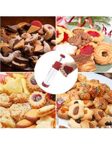 Kit de Prensa de Galletas 45PCS Gelme Nutri con Discos y Puntas