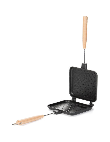 Sartén de Sándwich Caliente Pumtus 38x15 cm Antiadherente Sartén de Sándwich Caliente Pumtus 38x15 cm Antiadherente