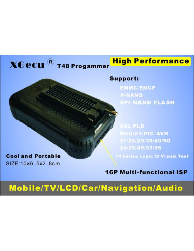 Programador TL866-3G XGecu T48 para EPROM y NAND Flash