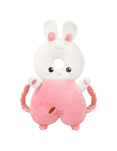 Mochila de Protección para Cabeza PandaEar Conejo Rosa Bebés