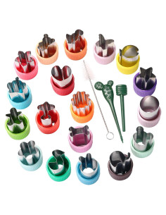 Juego de Cortadores de Verduras LAXIZAR 18 Piezas Mini