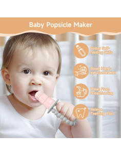 Molde de Paletas de Silicona Morlike para Bebés 6 Piezas 2