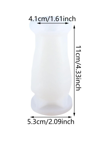 Molde de Silicona para Vela de Helado XIAOSHUI 9x7 cm