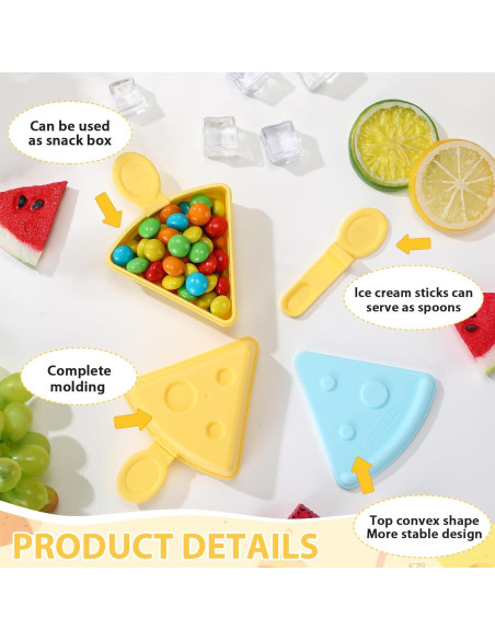 Paquete de 24 Moldes de Helado Reallnaive con Tarjetas Paquete de 24 Moldes de Helado Reallnaive con Tarjetas