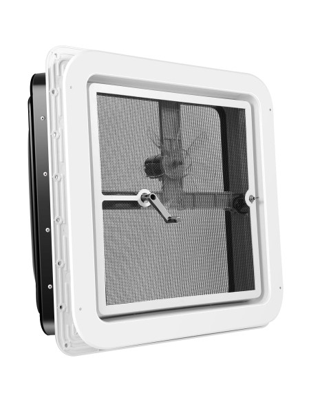 Ventilador de Techo Reversible Livpow 12V 14" x 14" Tapa Negra Ventilador de Techo Reversible Livpow 12V 14" x 14" Tapa Negra