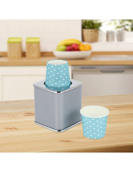 Dispensador de vasos de papel DOITOOL 3 oz con 10 vasos Dispensador de vasos de papel DOITOOL 3 oz con 10 vasos