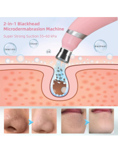 Máquina de Microdermoabrasión IeBilif Diamante 3 Modos 2