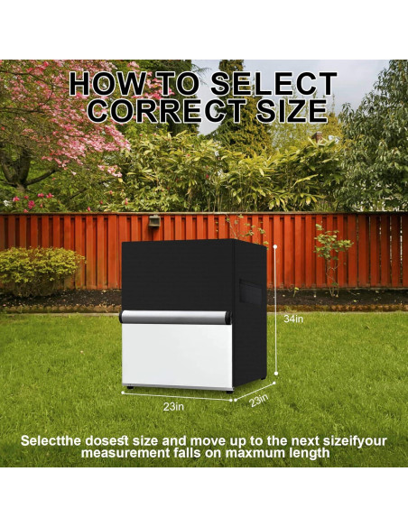 Funda para Refrigerador Exterior GJMZTQG 600D Impermeable 0.48kg Funda para Refrigerador Exterior GJMZTQG 600D Impermeable 0.48kg