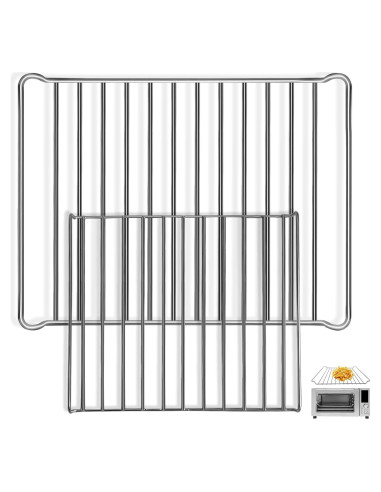 Rejilla de Horno de Aire GWY Acero Inoxidable 33x27 cm - 2 Piezas