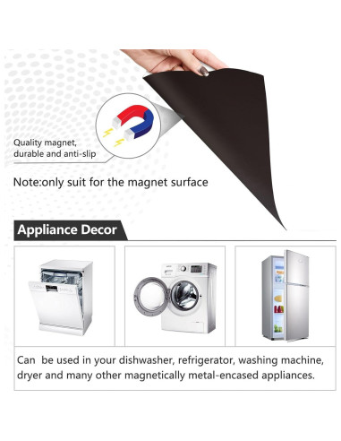 Cubierta Magnética QUGRL para Lavavajillas 58x66 cm