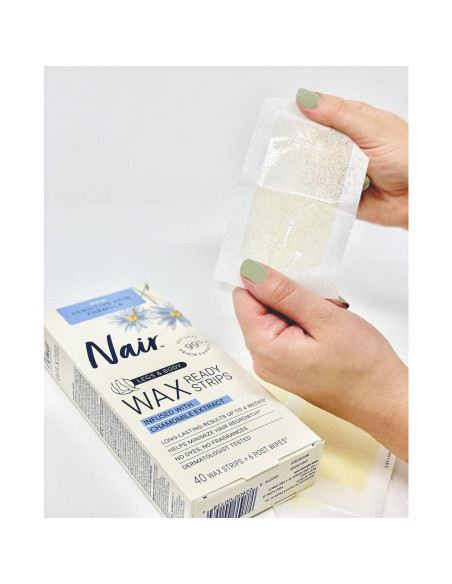 Ceras Depilatorias Nair Piel Sensible 40 Unidades Ceras Depilatorias Nair Piel Sensible 40 Unidades