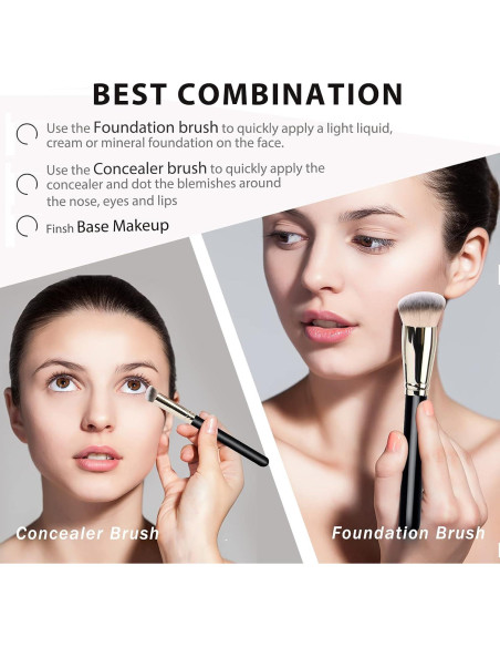 Brochas de Maquillaje DPOLLA Pro Base y Corrector 170/270 Brochas de Maquillaje DPOLLA Pro Base y Corrector 170/270