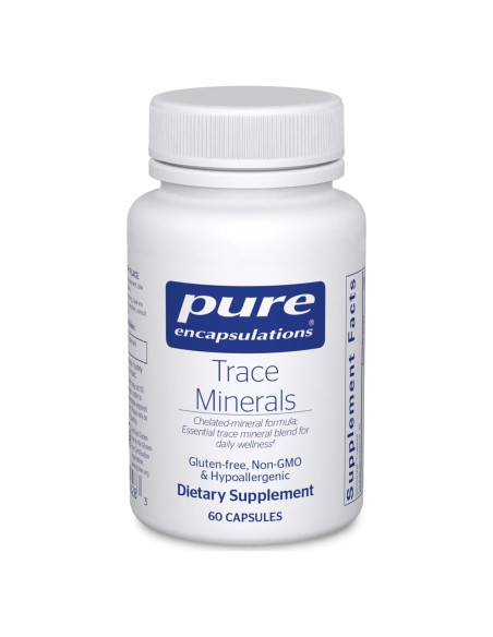 Minerales Traza Pure Encapsulations - Multimineral Vegano 60 Cápsulas Minerales Traza Pure Encapsulations - Multimineral Vegano 60 Cápsulas