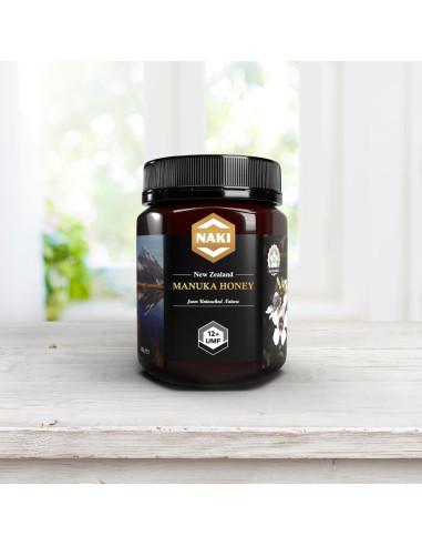 Miel de Manuka NAKI UMF 12+ MGO 350+ 248 g Nueva Zelanda