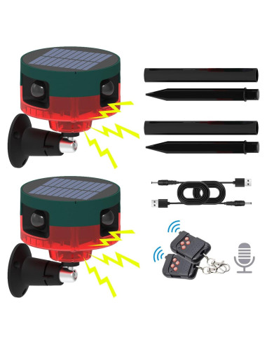 Alarma Solar de Movimiento Anizoowu 130db Doble Modo IP55