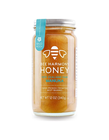 Miel Cruda de Manuka Bee Harmony 400+ MGO 340g Nueva Zelanda