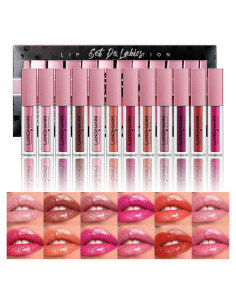 Set de 12 Brillos de Labios LANGMANNI Color-A