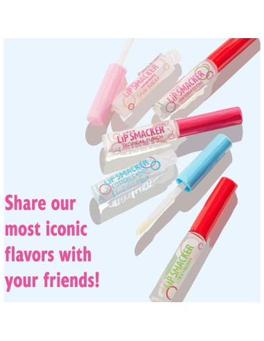 Brillo Labial Líquido Lip Smacker Amistad 5 Piezas