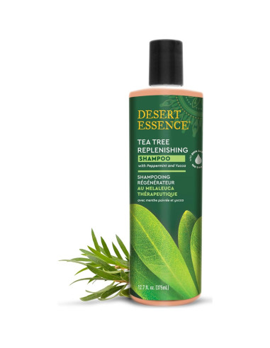 Champú Reponedor Desert Essence 375 ml Aceite de Árbol de Té