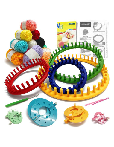 Kit de Tejer Redondo UCDRMA 23PCS para Principiantes