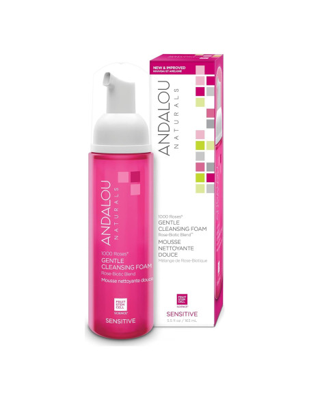 Espuma Limpiadora Suave Andalou Naturals 200ml Rosa Aloe Espuma Limpiadora Suave Andalou Naturals 200ml Rosa Aloe