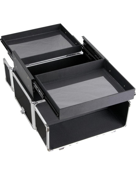 Organizador de Maquillaje Profesional Ver Beauty Aluminio Negro Organizador de Maquillaje Profesional Ver Beauty Aluminio Negro