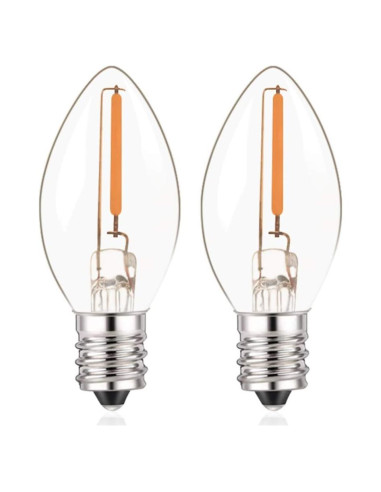 Bombilla LED Candelabro E12 Hcnew 0.5W 50LM 2700K Blanco Cálido