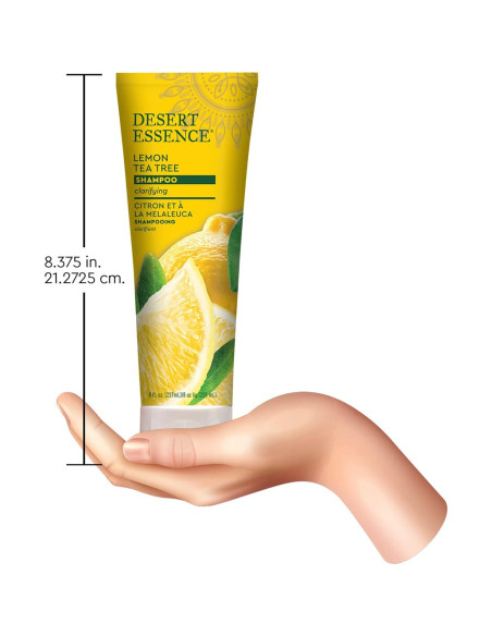 Champú de Árbol de Té Limón Desert Essence 236 ml - Revitaliza y Fortalece Champú de Árbol de Té Limón Desert Essence 236 ml - Revitaliza y Fortalece