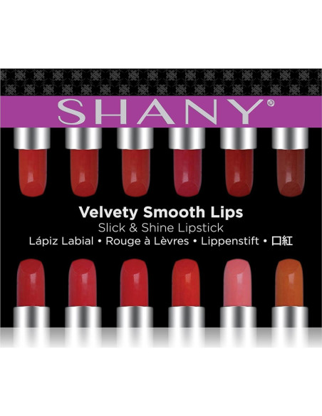 Set de 12 Labiales Mate SHANY - Hidratantes y Larga Duración Set de 12 Labiales Mate SHANY - Hidratantes y Larga Duración