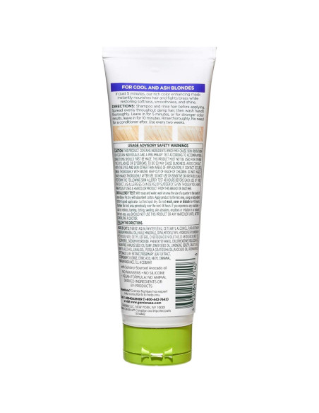 Máscara Capilar Nutritiva Garnier Nutrisse 4.2 oz Rubio Frío Máscara Capilar Nutritiva Garnier Nutrisse 4.2 oz Rubio Frío