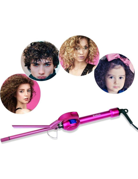 Rizador de Cabello iGutech 9mm Cerámica Digital 80-230C Rizador de Cabello iGutech 9mm Cerámica Digital 80-230C