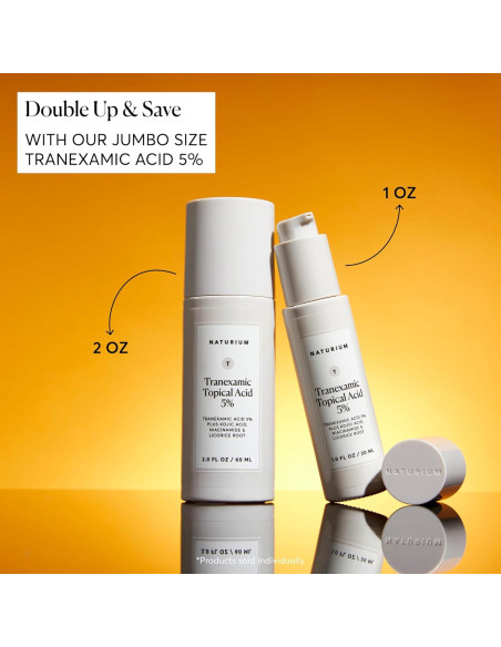 Ácido Tranexámico Tópico Naturium 5% - Cuidado Facial 28.35 g Ácido Tranexámico Tópico Naturium 5% - Cuidado Facial 28.35 g