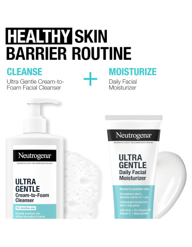 Neutrogena Limpiador Facial Crema a Espuma 240 g Piel Sensible