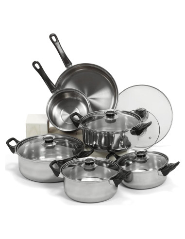 Juego de Utensilios de Cocina Simpli-Magic 12 Piezas Plata