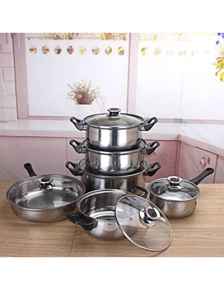 Juego de Utensilios de Cocina Simpli-Magic 12 Piezas Plata Juego de Utensilios de Cocina Simpli-Magic 12 Piezas Plata