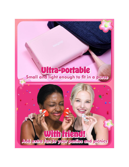 Impresora de Uñas NAILPOP NP100P - Arte Digital Inalámbrico Impresora de Uñas NAILPOP NP100P - Arte Digital Inalámbrico