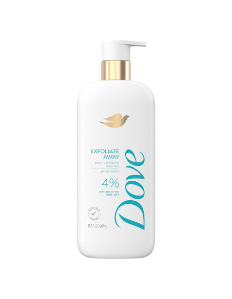 Dove Gel de Ducha Exfoliante 523ml con AHA y Suero Refinador Dove Gel de Ducha Exfoliante 523ml con AHA y Suero Refinador