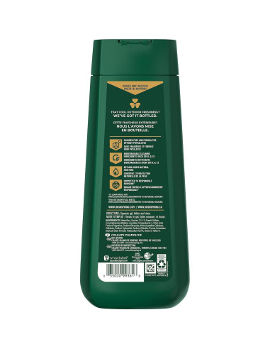 Gel de Ducha Exfoliante Irish Spring para Hombres 4x20 oz