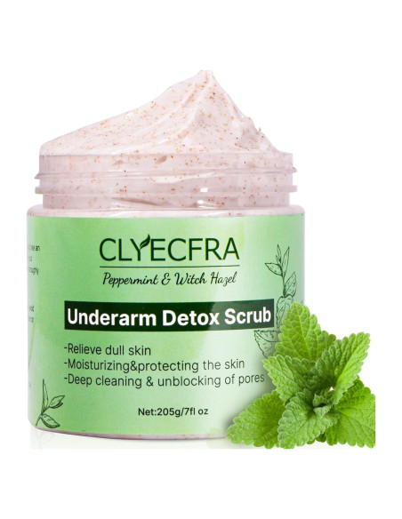 Exfoliante Detox Corporal CLYECFRA 200g Menta y Aloe Vera Exfoliante Detox Corporal CLYECFRA 200g Menta y Aloe Vera