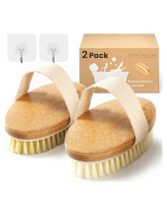 Cepillo Corporal Metene con Cerdas Naturales - 2 Piezas