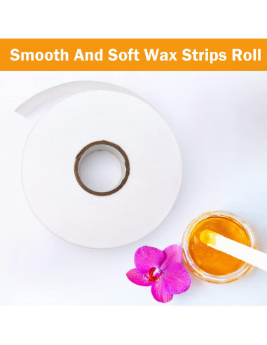 Rollo de tiras de cera Vumdua 2PCS 7 cm x 91 m para depilación