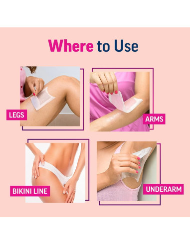 Kit de Cera Depilatoria Veet para Piel Sensible - 20 Tiras