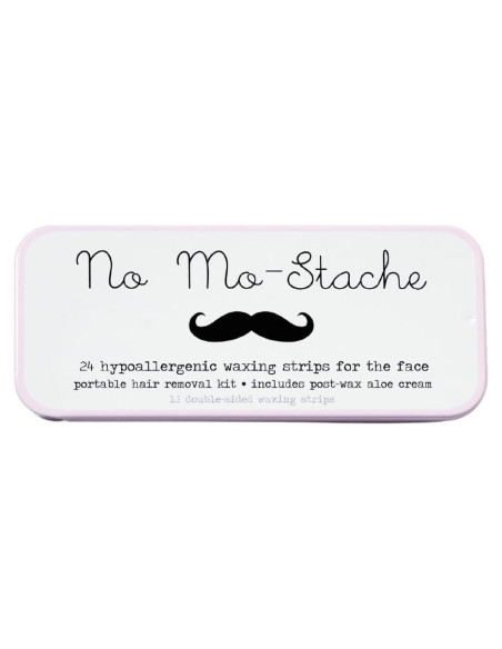 Tiras de Cera Hipoalergénicas No Mo-Stache 24 Unidades Tiras de Cera Hipoalergénicas No Mo-Stache 24 Unidades