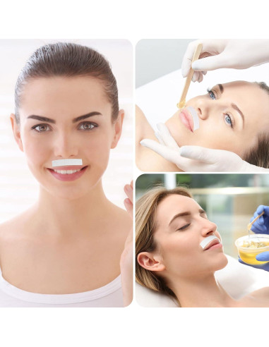 Tiras de Cera para Depilación Facial Maitys 400 Piezas