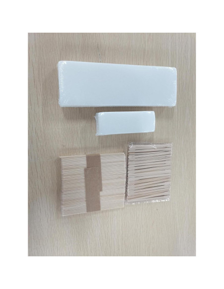 Kit de Tiras de Cera Yaomiao 250 Piezas para Depilación Kit de Tiras de Cera Yaomiao 250 Piezas para Depilación