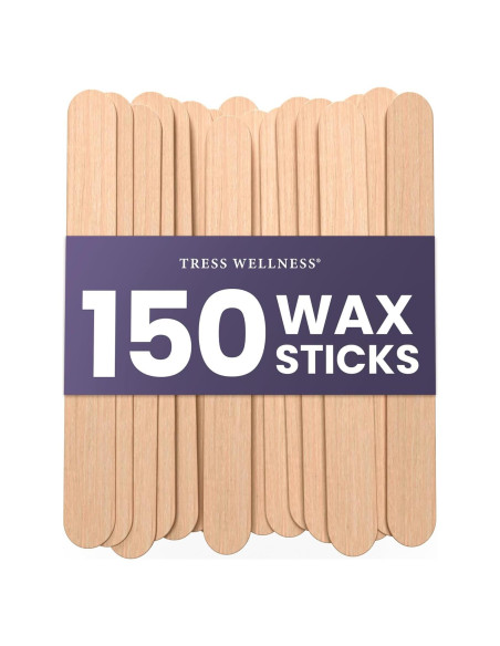Palitos de Cera para Depilación Tress Wellness - 150 Unidades Palitos de Cera para Depilación Tress Wellness - 150 Unidades