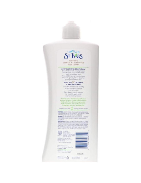 Loción Corporal St. Ives Avena y Karité 4 x 621 ml Loción Corporal St. Ives Avena y Karité 4 x 621 ml