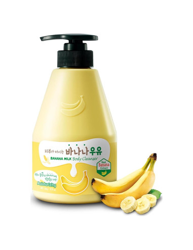 Gel de Ducha WELCOS Leche de Plátano 560 g Hidratante